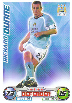 Richard Dunne Manchester City 2008/09 Topps Match Attax #165